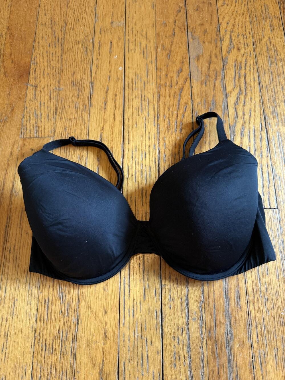 Victoria's Secret Bra Womens 36DD Black T-Shirt Full Coverage Underwire